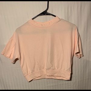 Blush Cropped Tee